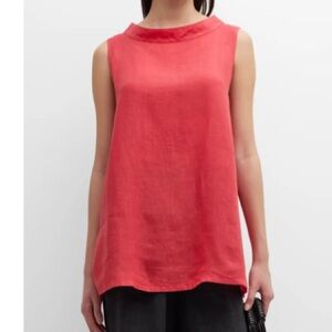 Eileen Fisher • Linen Blouse • Pink • 2X